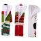 PTFNY 3 Piece Set Christmas Snowman Refrigerator Door Handle Covers Appliance Handle Covers Christmas Decorations Fits Standard Size Kitchen Refrigerator Microwave Oven Or Dishwasher